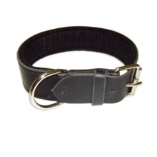 Leather Collar with felt padding